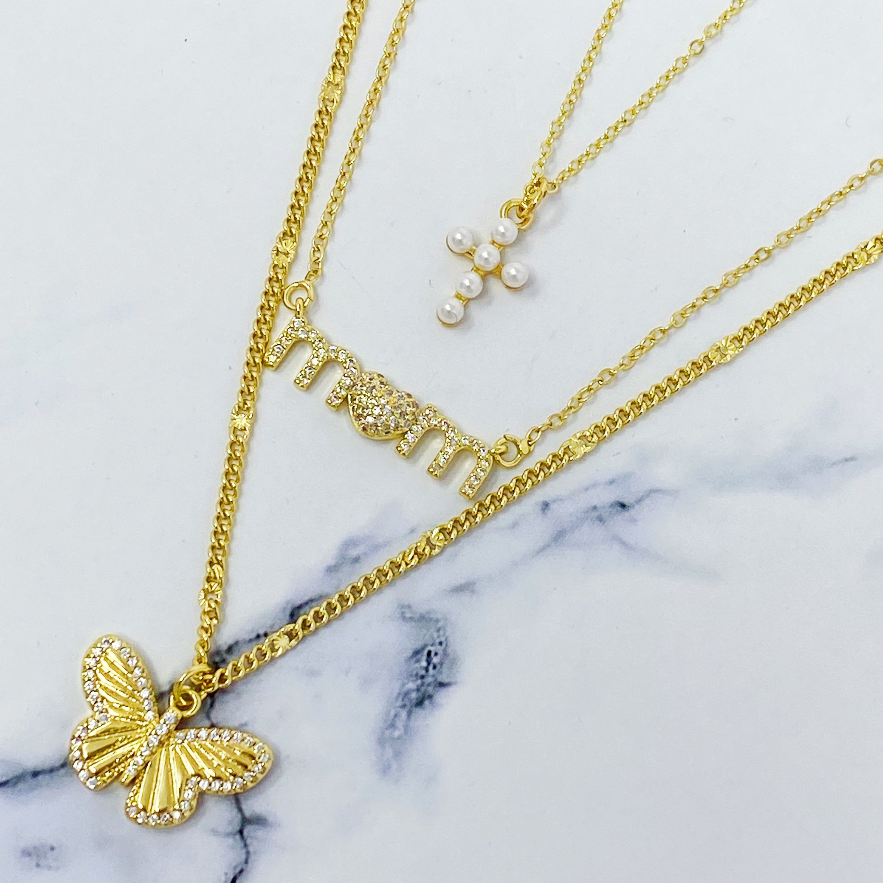 Butterfly In Flight Necklace