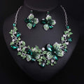 Women's Suite Crystal Gem Jewelry Dress Bridal Necklaces
