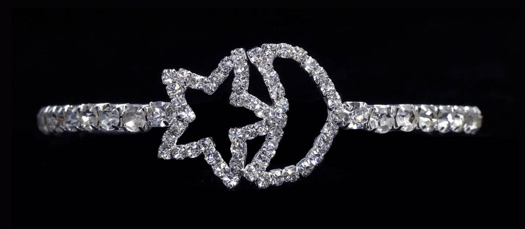 #15639 - Star and Moon Coil Bracelet