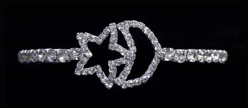 #15639 - Star and Moon Coil Bracelet