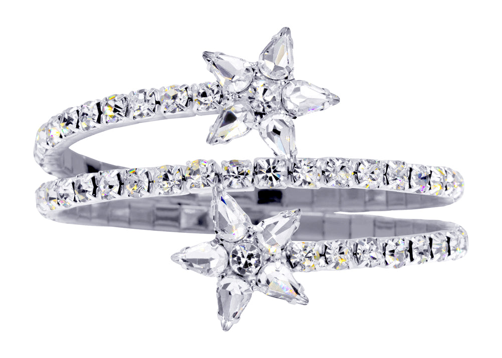#15640 - Solid Star Double Coil Bracelet