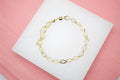White Bead Chain Bracelet