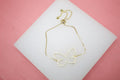 18K Gold Filled Butterfly Adjustable Bracelet With Clear CZ Stones (I378)