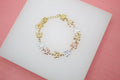 Multi-Toned Butterfly Dainty Charm Bracelet
