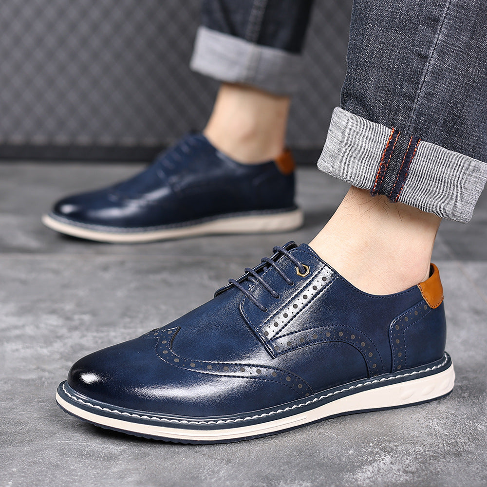 Classic Men's Lace-Up Oxford Dress Shoes