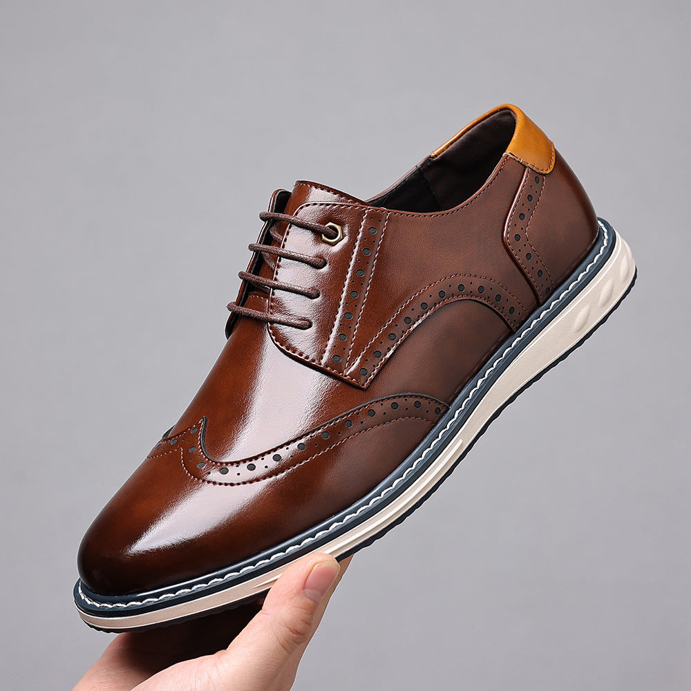 Classic Men's Lace-Up Oxford Dress Shoes