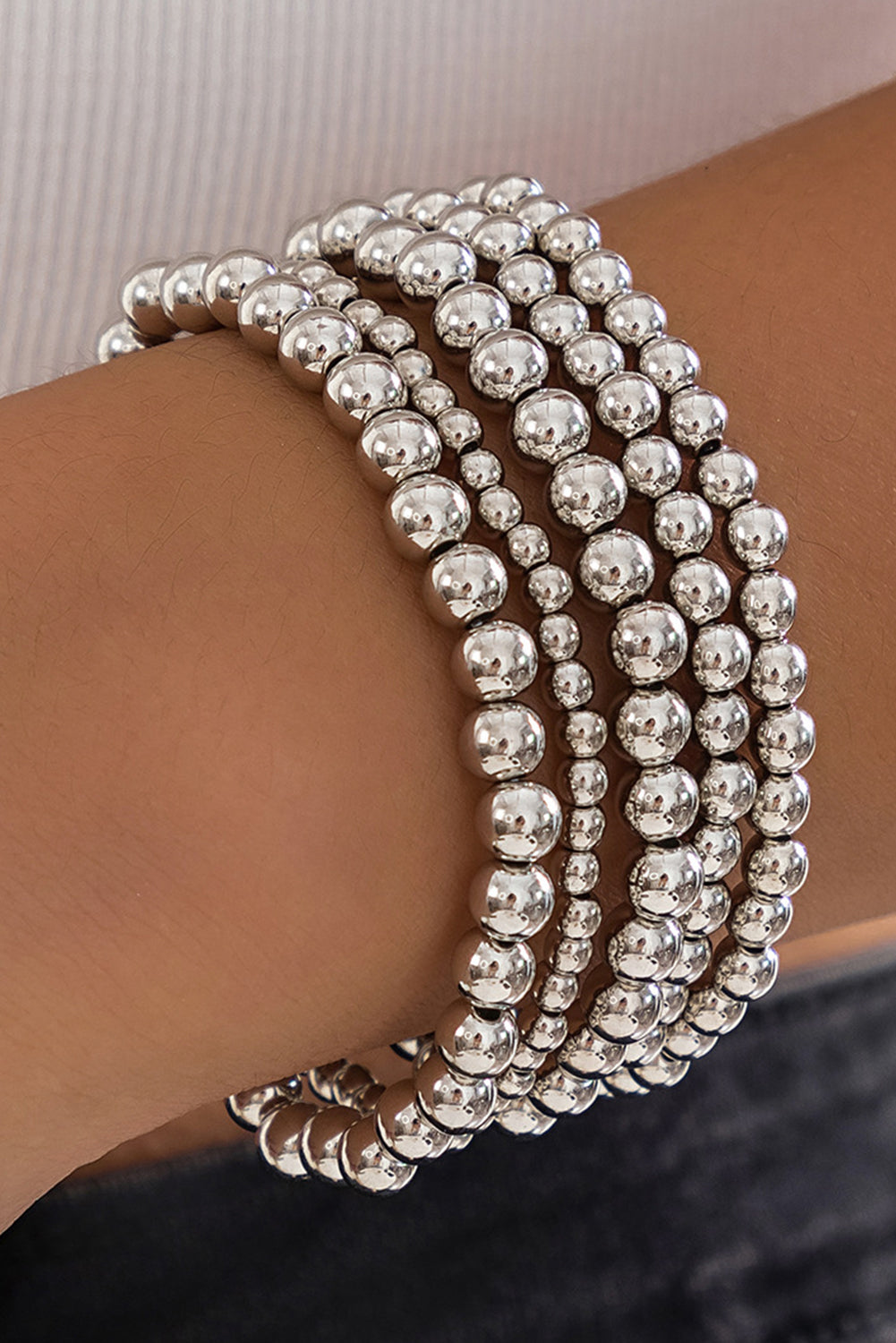 Multi Layered Beaded Bracelet