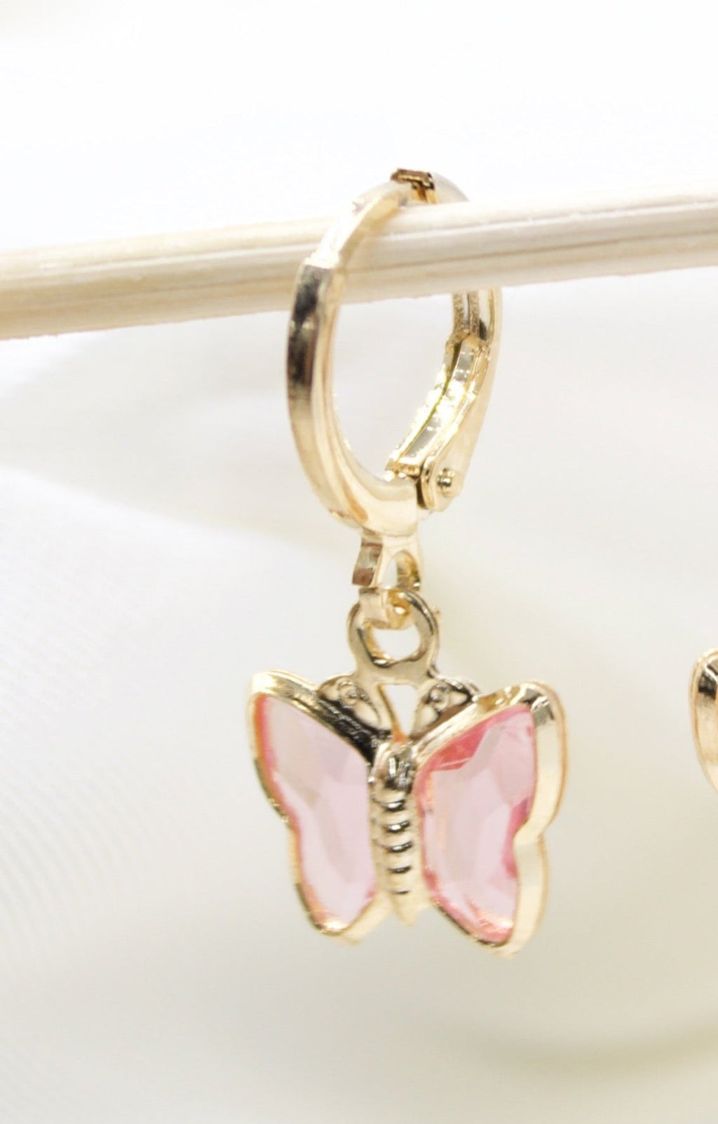 Butterfly French Hook Earrings (K287)