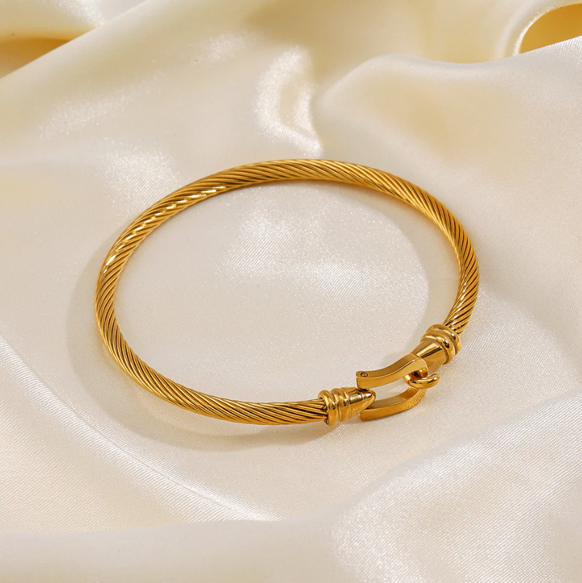 Cable Cuff Bracelet