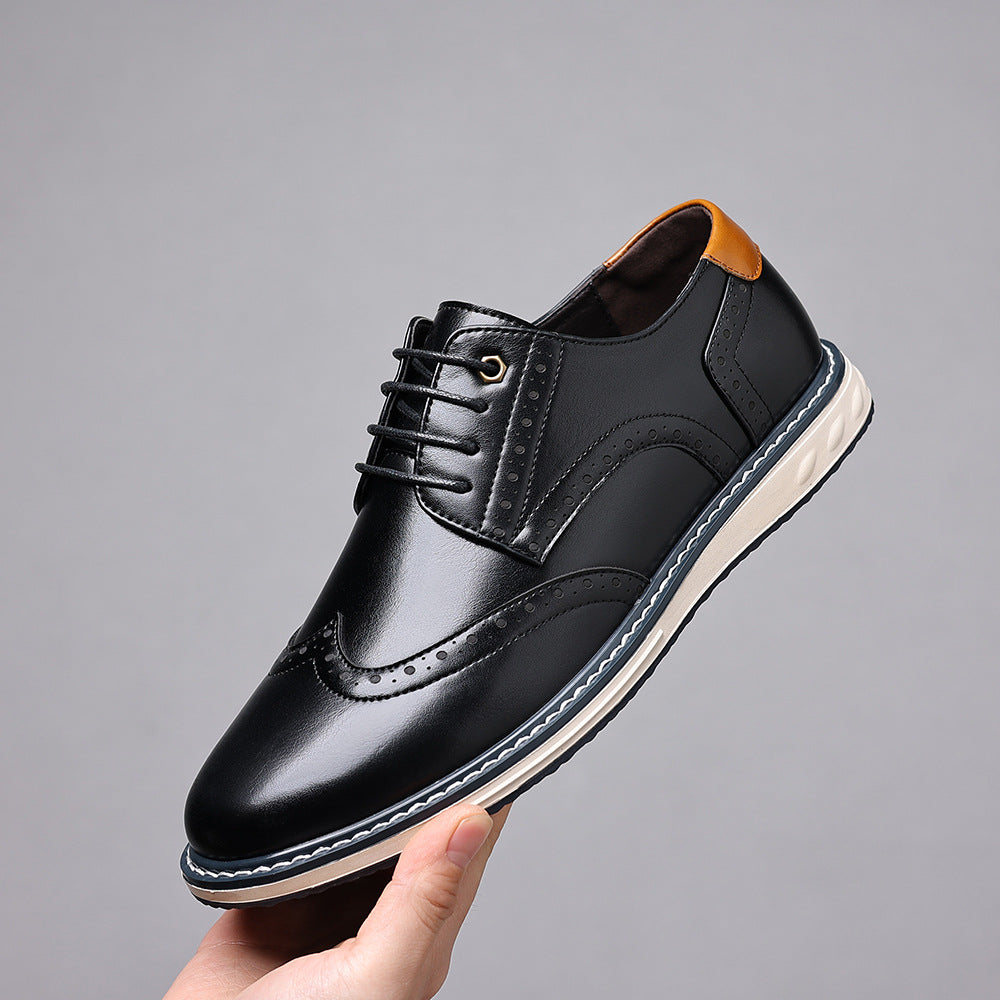 Classic Men's Lace-Up Oxford Dress Shoes