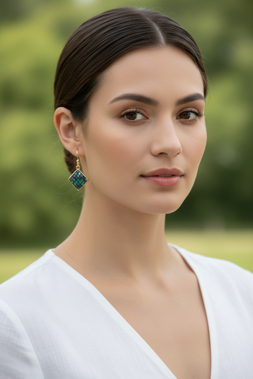 Abalone Earrings - Lifestyle No Gem