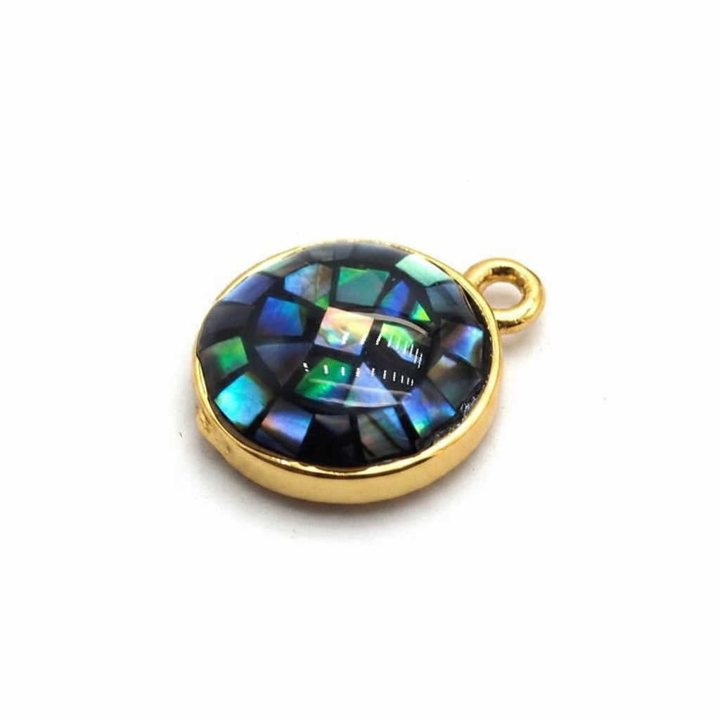 Abalone Pendant - Angled