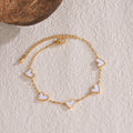 Ins Love Bracelet  Stainless Steel Dripping Heart Bracelet Fashion Valentine's Day Jewelry Gift