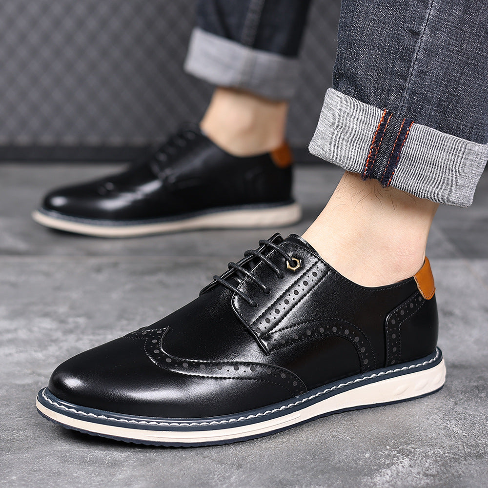 Classic Men's Lace-Up Oxford Dress Shoes