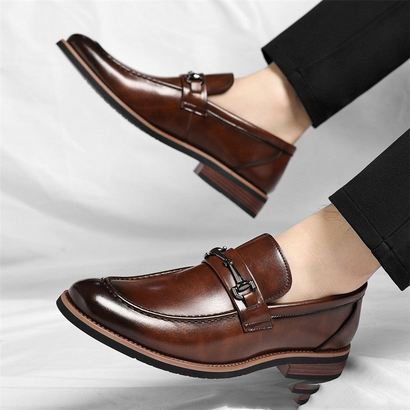 Men's Pointed Toe Business Dress Shoes