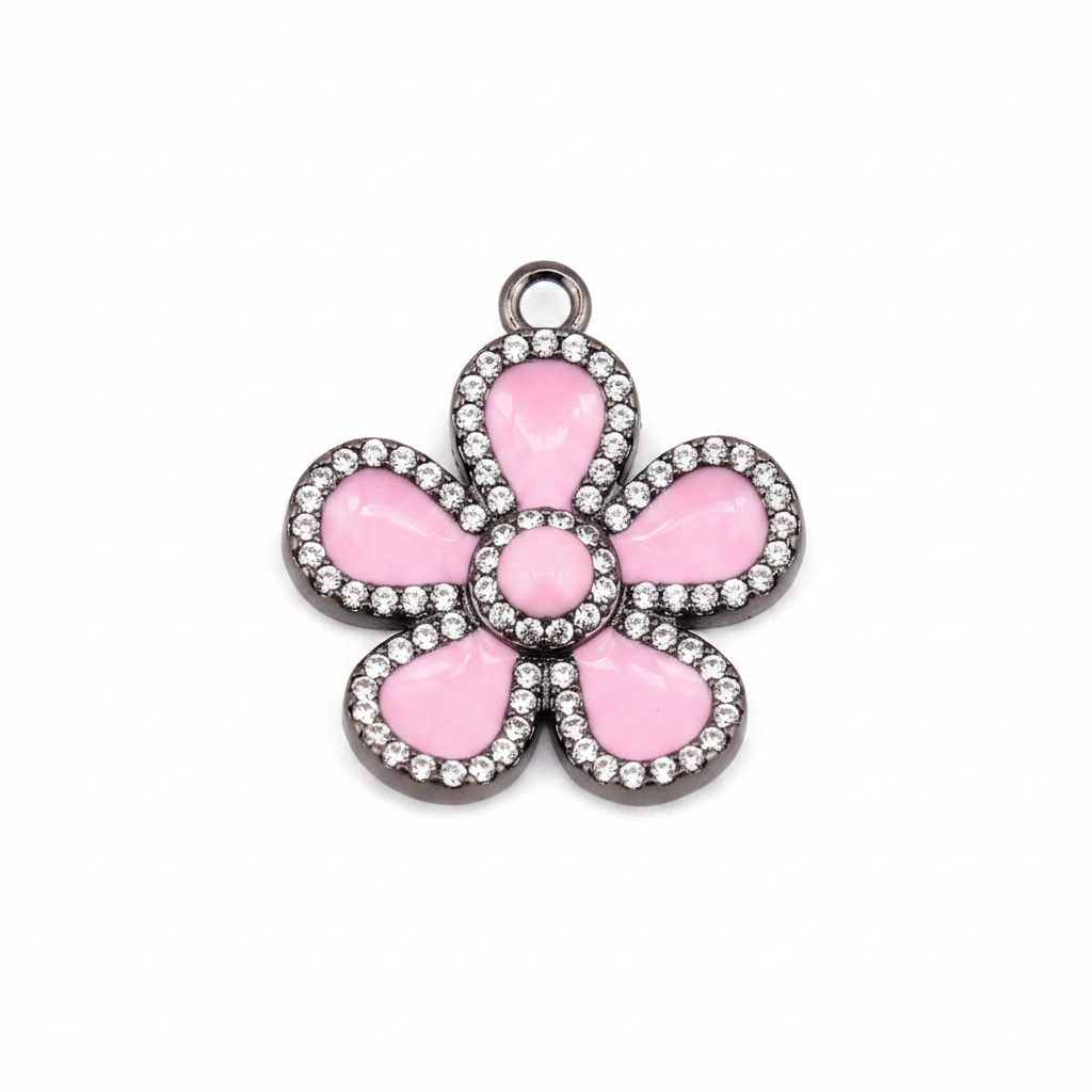 Flower Pendant - Pink