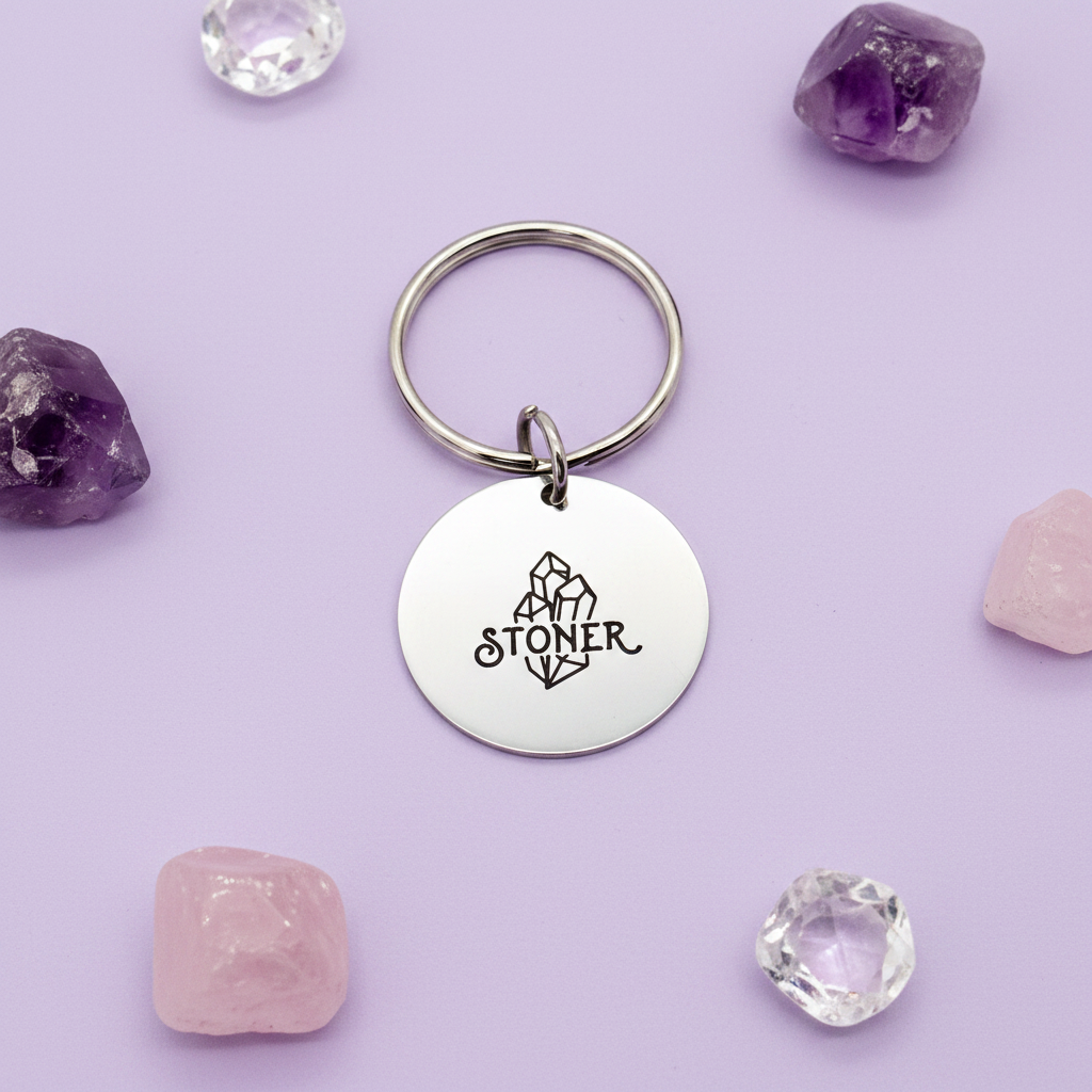 Gemstone Keychain - Styled