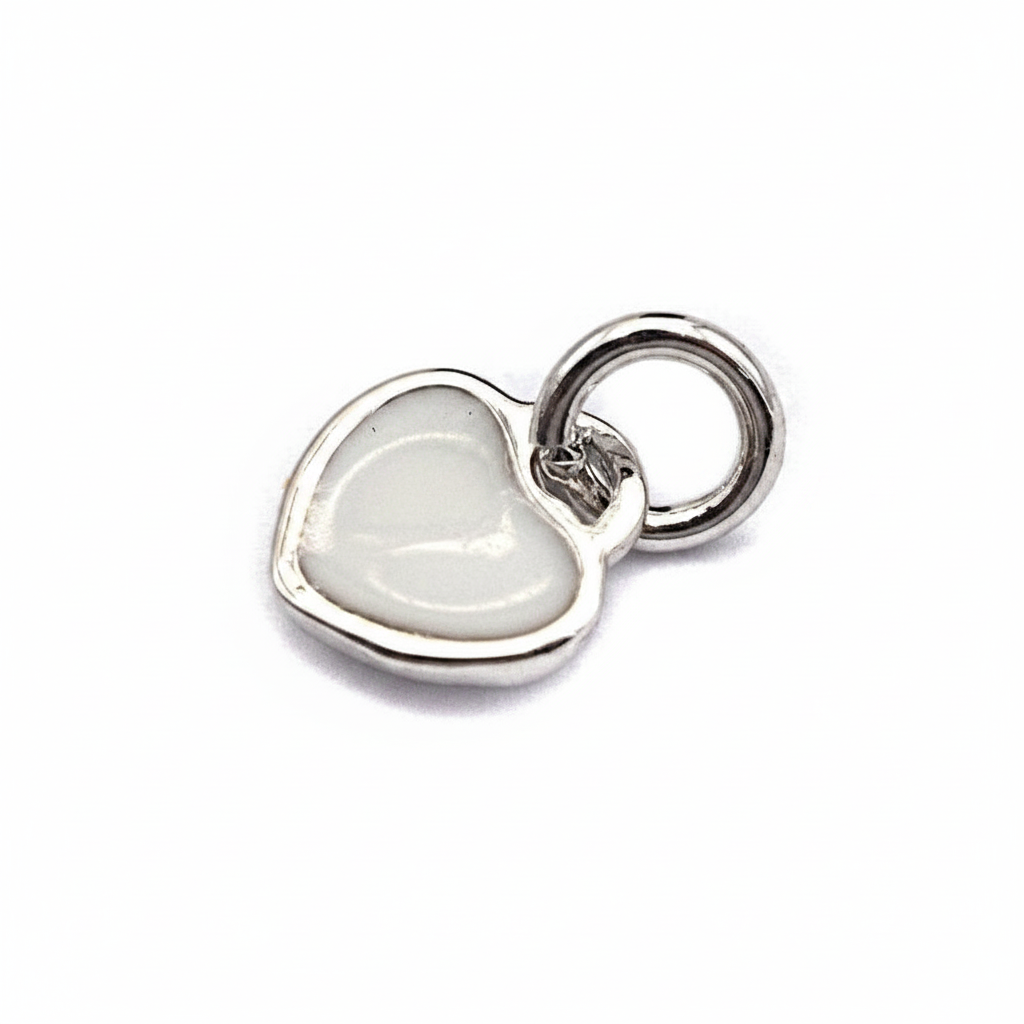 Heart Charm - Silver