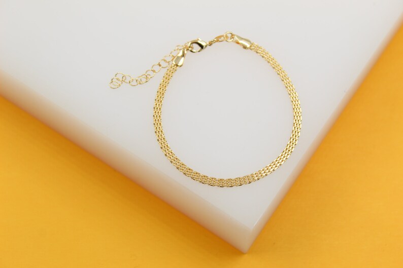 Mesh Link Bracelet (I299)