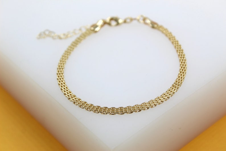 Mesh Link Bracelet (I299)