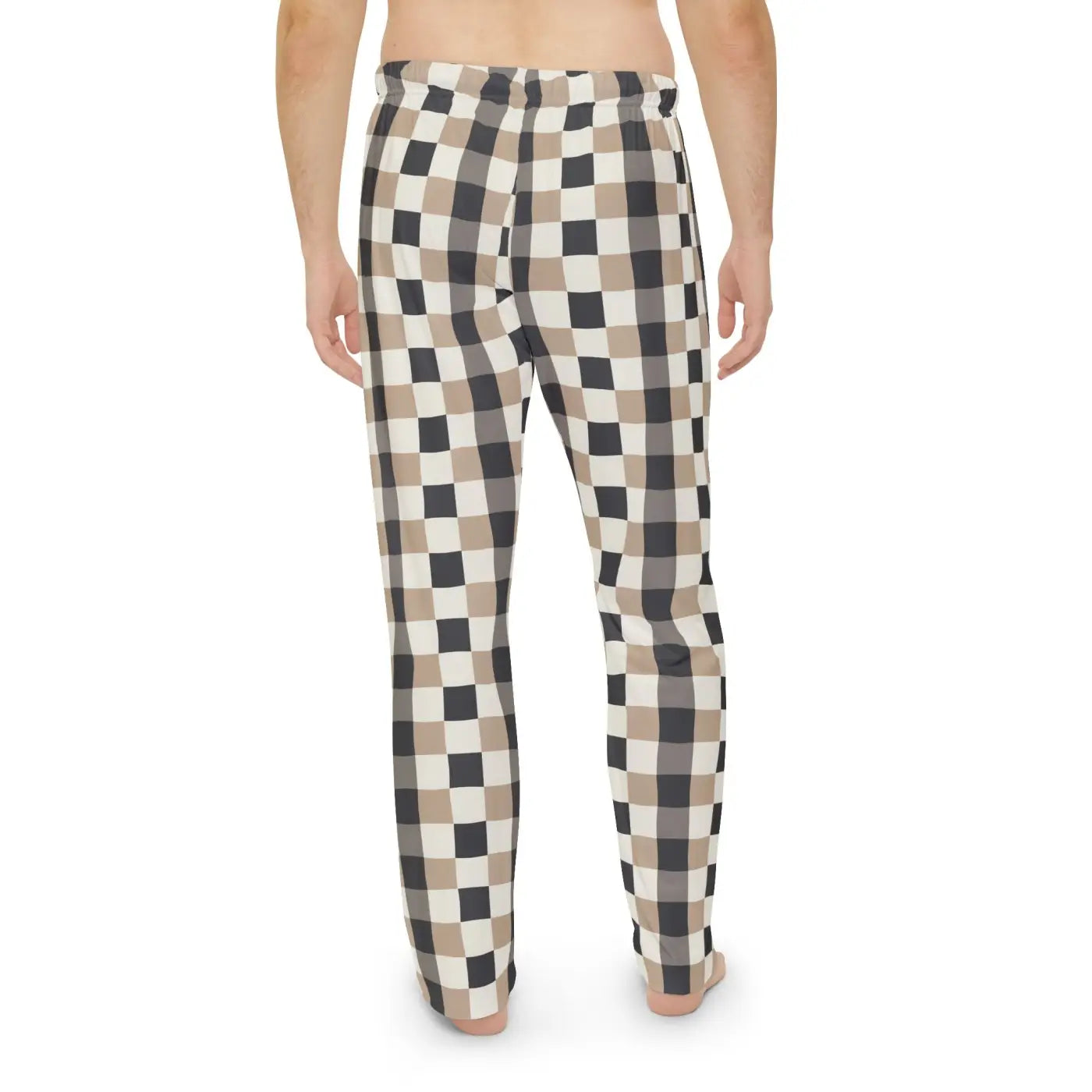 Plaid Lounge Pants – Soft Cotton Pajama Trousers - Dipaliz