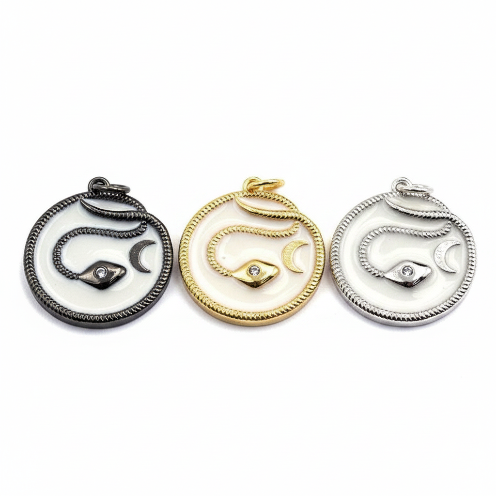 Snake Moon Pendant - All Three