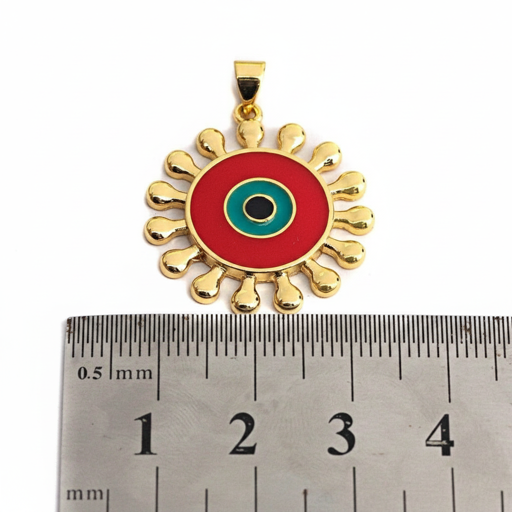 Sunflower Evil Eye - Size